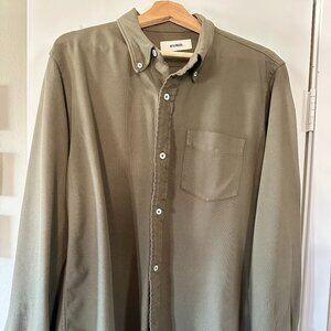 Buck Mason - Casual Oxford Button-Down - Olive Green - Large